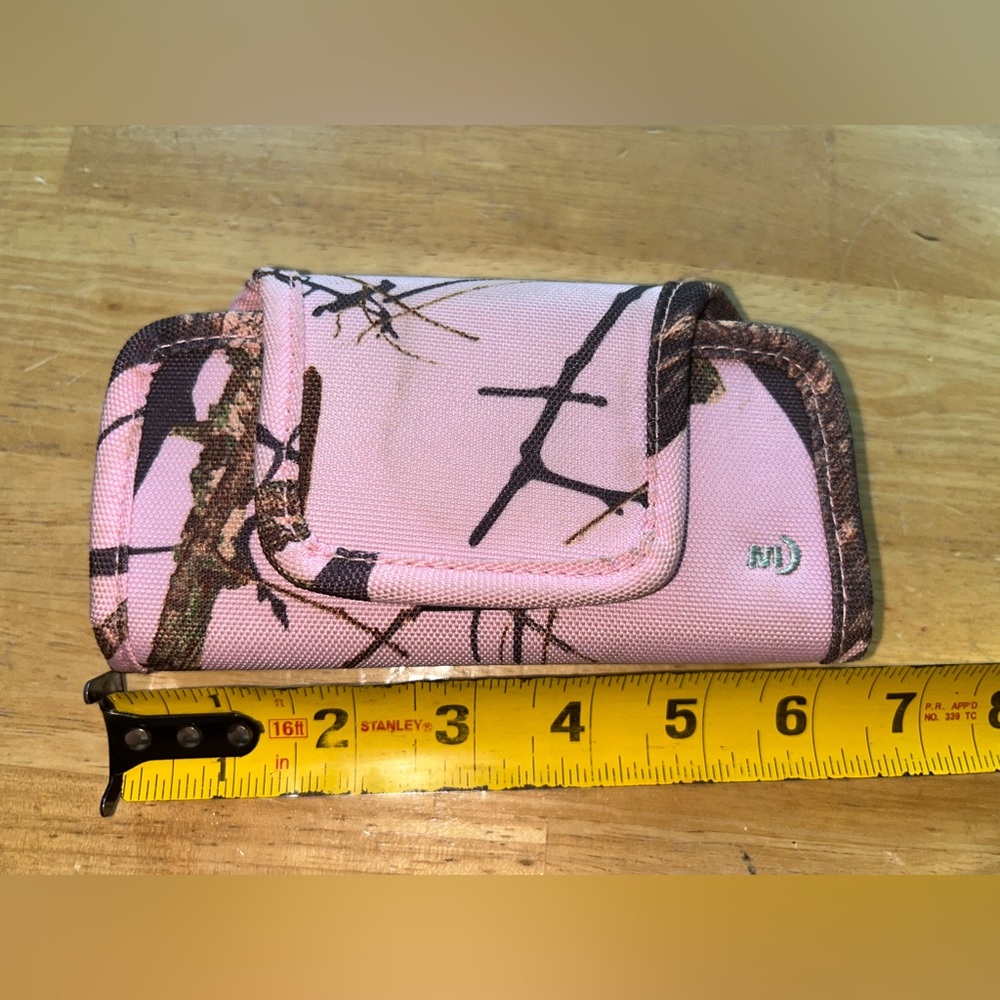 Nite Ize Mossy Oak Pink Camo Holster Rugged Sideway Pouch Clip cell phone case